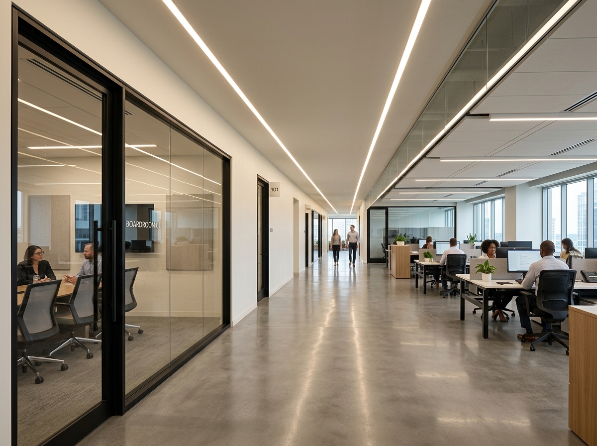 Office space project interior